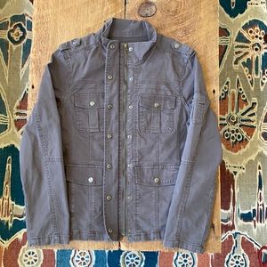 Kensie Utility Jacket, Size M, Mushroom Gray